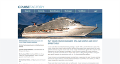 Desktop Screenshot of cruisefactory.net